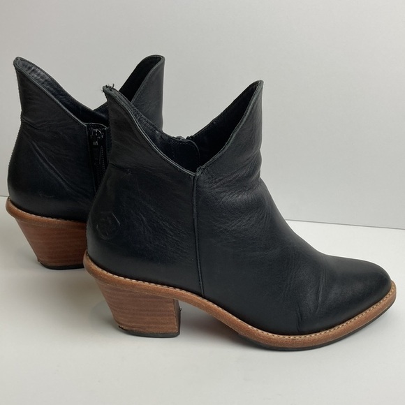 Poppy Barley The Two Point Genuine Leather Ankle Boot Sz 6.5 Elevated Basic - Picture 6 of 16